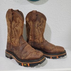 Cody James Steel Toe Waterproof Western Work Boots - Size 8.5D